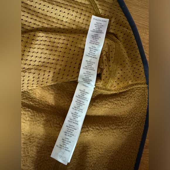 Patagonia Vest Adult Small Beige Retro Pile Full Zip Pocket Deep Fleece Outdoor - Picture 8 of 9